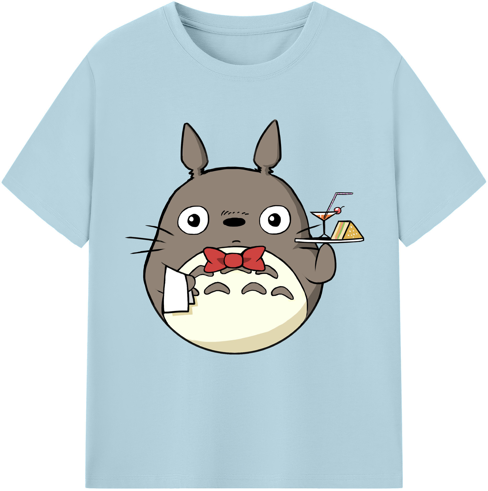 （画像用） となりのトトロ 草壁メイ 草壁サツキ My Neighbor Totoro Satsuki Kusakabe Mei Kusakabe 綿100％半袖Tシャツ（フロントプリント）